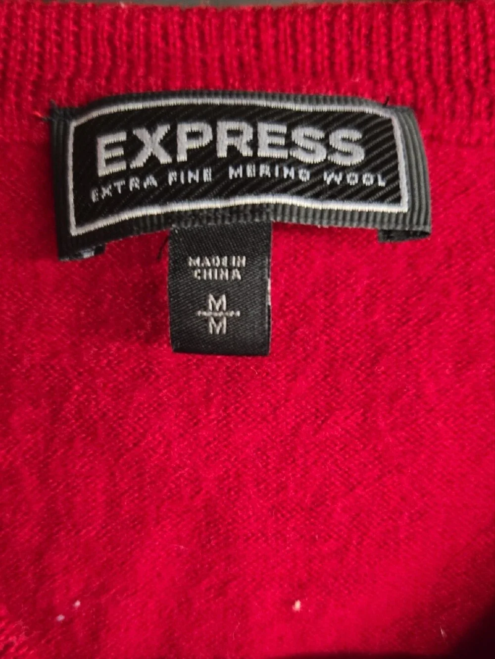 Gymboree Bright Red V-Neck Kids Sweater